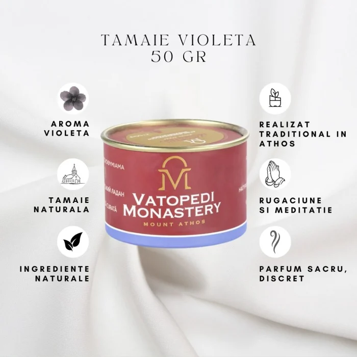Tămâie violeta - Manastirea Vatoped - Athos