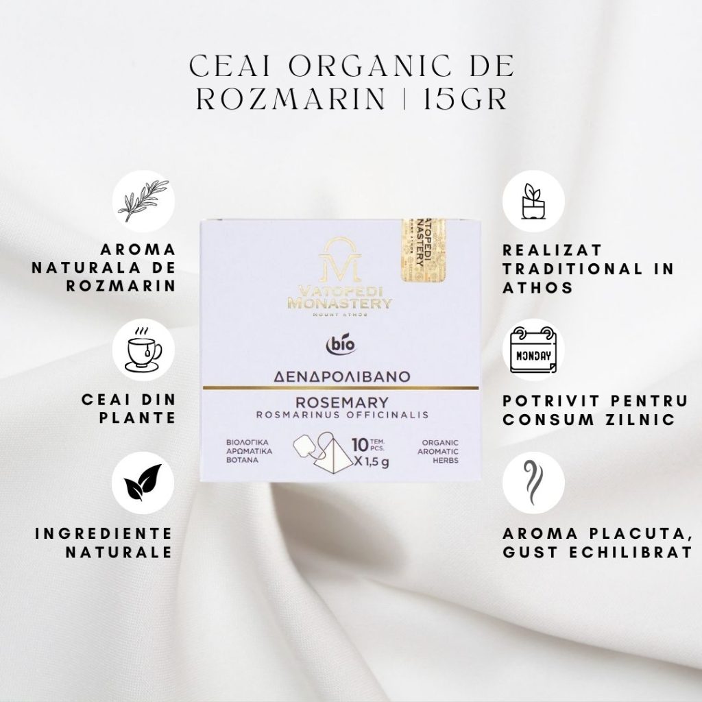 Ceai organic - Rozmarin - Vatoped