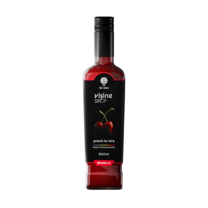 sirop de visine din eden athos food and beauty
