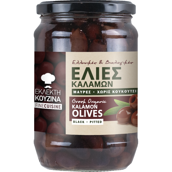 masline negre kalamon fara samburi Masline Kalamon fara samburi 670g Bio