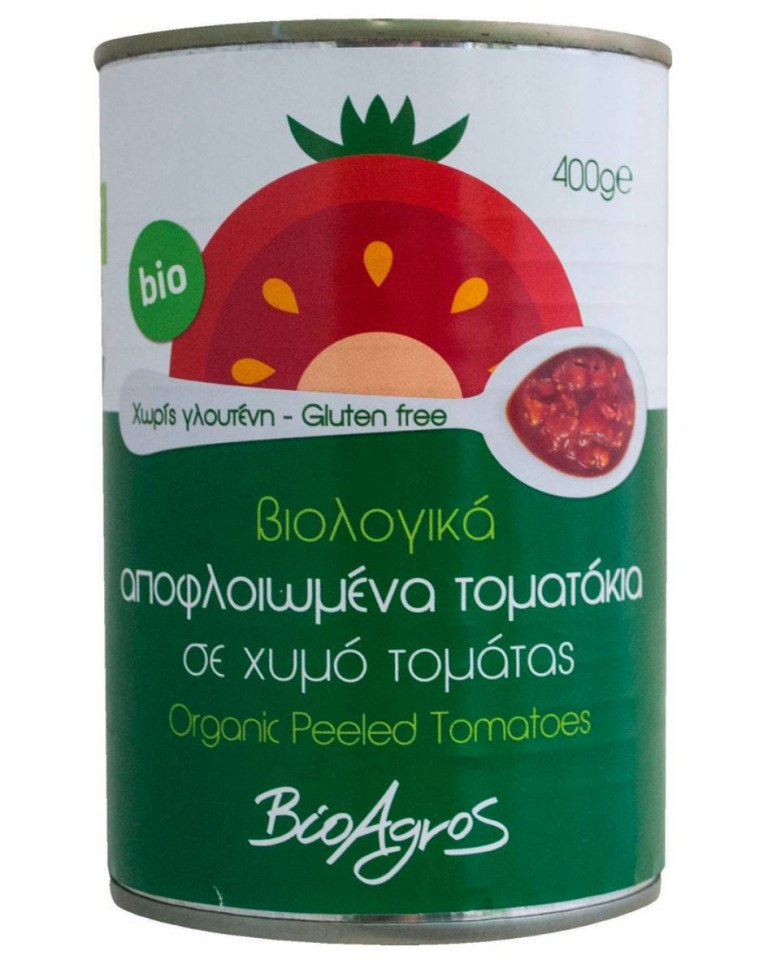 Roșii întregi decojite 400g Bioagros Bio