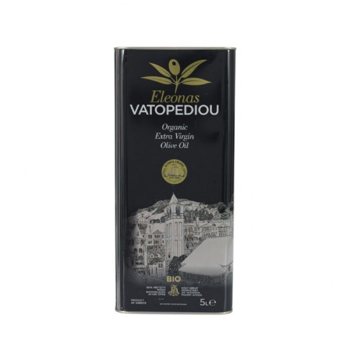 ulei de masline bio vatoped 5 litri athos food and beauty